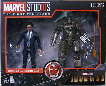 HASBRO MARVEL STUDIOS: THE FIRST TEN YEARS 映画版 IRON MAN TONY STARK & IRON MAN MARK I 2PACK