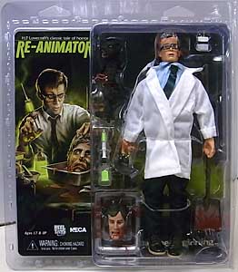 ブリスター傷み特価 NECA RE-ANIMATOR 8インチドール DR. HERBERT WEST