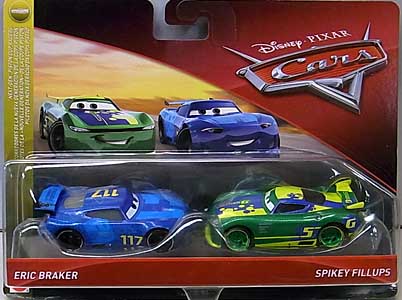 MATTEL CARS 2018 2PACK ERIC BRAKER &amp; SPIKEY FILLUPS ブリスターワレ特価