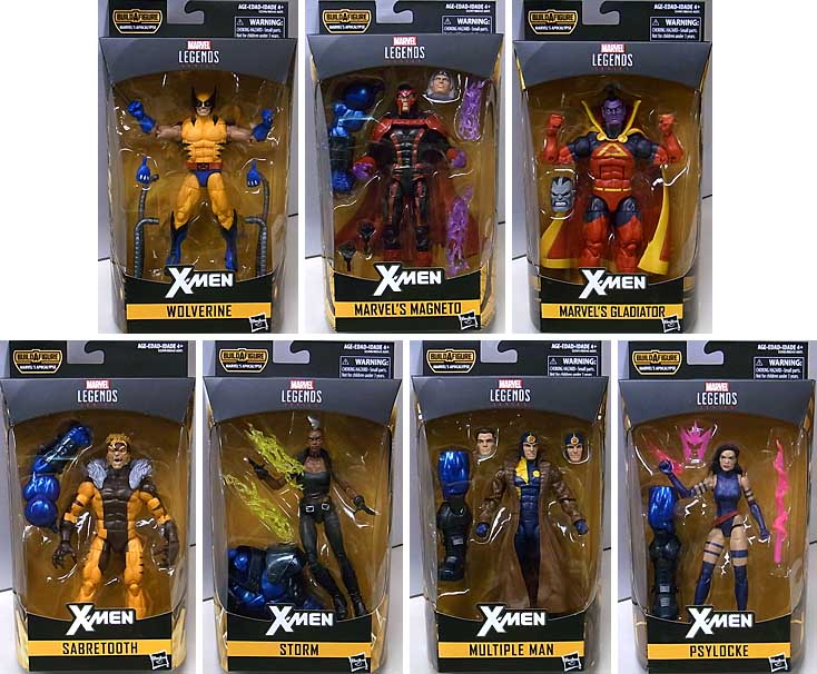 HASBRO MARVEL LEGENDS 2018 X-MEN SERIES 3.0 7種セット [APOCALYPSE SERIES]