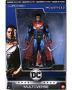 在庫処分特価 MATTEL DC COMICS MULTIVERSE 6インチアクションフィギュア PLATINUM COLLECTION INJUSTICE 2 SUPERMAN