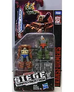 台紙傷み特価 HASBRO TRANSFORMERS SIEGE MICROMASTER AUTOBOT TOPSHOT & FLAK