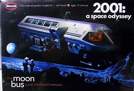 パッケージ傷み＆破れ特価 メビウスモデル 1/55スケール 2001年宇宙の旅 ムーンバス 組み立て式プラモデル