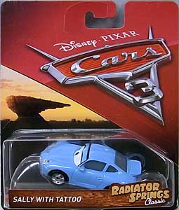 MATTEL CARS 3 シングル SALLY WITH TATTOO [RADIATOR SPRINGS CLASSIC] 台紙傷み特価