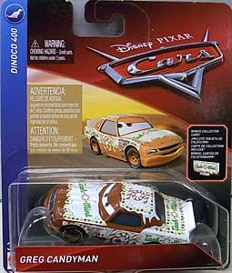 MATTEL CARS 2018 シングル GREG CANDYMAN [BONUS COLLECTOR CARD]