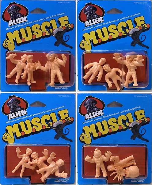 SUPER 7 MUSCLE ALIEN WAVE 1 4種セット