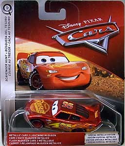 MATTEL CARS 2018 シングル METALLIC CARS 3 LIGHTNING McQUEEN 台紙＆ブリスター傷み特価