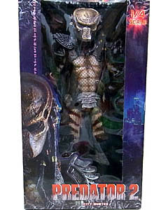 NECA PREDATOR 1/4スケールアクションフィギュア PREDATOR 2 CITY HUNTER パッケージ傷み特価