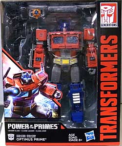 HASBRO TRANSFORMERS GENERATIONS POWER OF THE PRIMES LEADER CLASS OPTIMUS PRIME