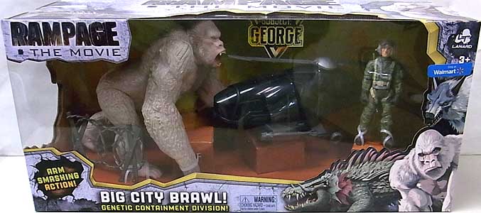 LANARD TOYS RAMPAGE THE MOVIE BIG CITY BRAWL GEORGE