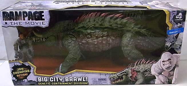 LANARD TOYS RAMPAGE THE MOVIE BIG CITY BRAWL LIZZIE パッケージ傷み特価