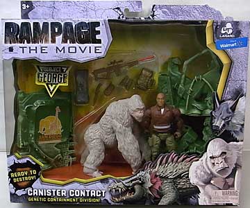 LANARD TOYS RAMPAGE THE MOVIE CANISTER CONTACT GEORGE