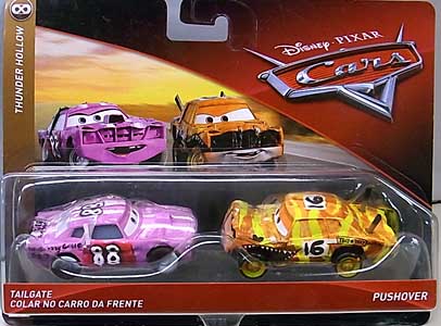 MATTEL CARS 2018 2PACK TAILGATE &amp; PUSHOVER