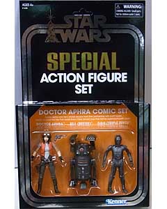 2018年 サンディエゴ・コミコン限定 HASBRO STAR WARS 3.75インチアクションフィギュア THE VINTAGE COLLECTION 2018 SPECIAL ACTION FIGURE SET DOCTOR APHRA COMIC SET