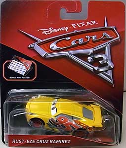 MATTEL CARS 3 シングル RUST-EZE CRUZ RAMIREZ 台紙傷み特価