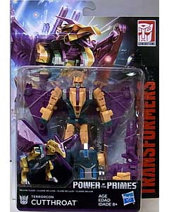 HASBRO TRANSFORMERS GENERATIONS POWER OF THE PRIMES DELUXE CLASS TERRORCON CUTTHROAT ブリスター傷み特価