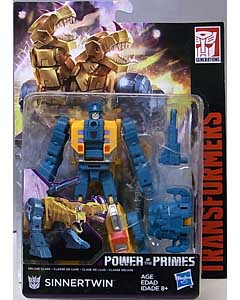 HASBRO TRANSFORMERS GENERATIONS POWER OF THE PRIMES DELUXE CLASS SINNERTWIN