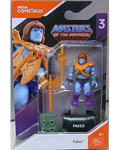 MEGA CONSTRUX MEGA CONSTRUX HEROES SERIES 3 MASTERS OF THE UNIVERSE FAKER 台紙傷み＆ブリスターハガレ特価