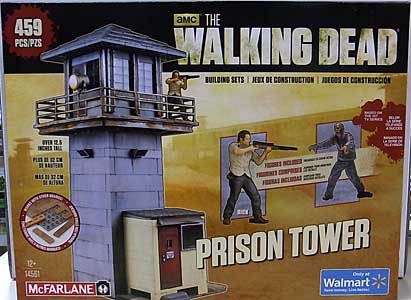 McFARLANE TOYS THE WALKING DEAD TV BUILDING SETS PRISON TOWER