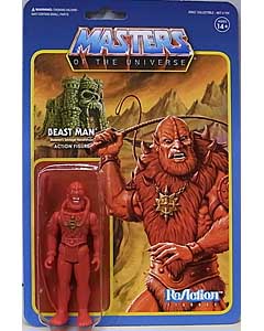 SUPER 7 REACTION FIGURES 3.75インチアクションフィギュア POWER-CON EXCLUSIVE MASTERS OF THE UNIVERSE BEAST MAN