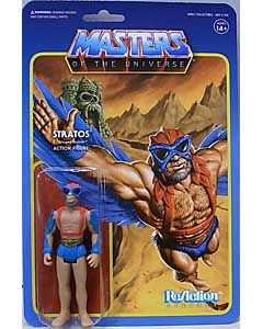 SUPER 7 REACTION FIGURES 3.75インチアクションフィギュア POWER-CON EXCLUSIVE MASTERS OF THE UNIVERSE STRATOS [MINI COMIC VERSION]