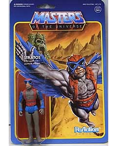 SUPER 7 REACTION FIGURES 3.75インチアクションフィギュア POWER-CON EXCLUSIVE MASTERS OF THE UNIVERSE STRATOS [REVERSE COLOR VERSION]