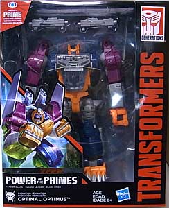 HASBRO TRANSFORMERS GENERATIONS POWER OF THE PRIMES LEADER CLASS OPTIMAL OPTIMUS