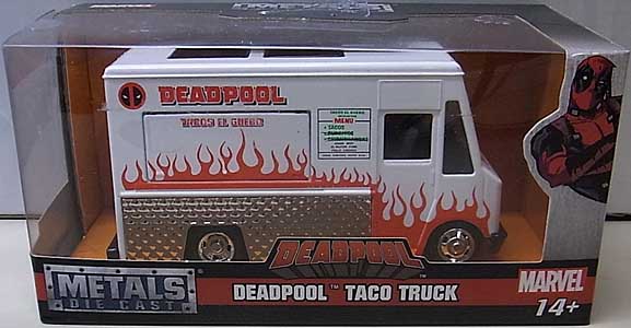 JADA TOYS METALS DIE CAST 1/32スケール DEADPOOL TACO TRUCK [WHITE]