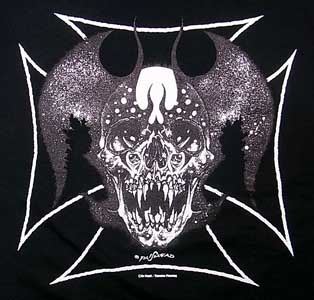 PUSHEAD IRON CROSS DEVIL Tシャツ