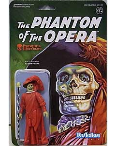 ブリスター傷み特価 SUPER 7 REACTION FIGURES 3.75インチアクションフィギュア UNIVERSAL MONSTERS THE MASQUE OF THE RED DEATH