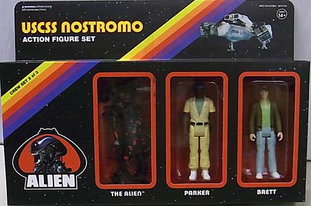 SUPER 7 REACTION FIGURES 3.75インチアクションフィギュア ALIEN 3PACK B