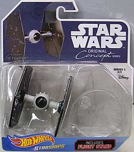 MATTEL HOT WHEELS STAR WARS DIE-CAST VEHICLE 2018 ORIGINAL CONCEPT SERIES CONCEPT TIE FIGHTER