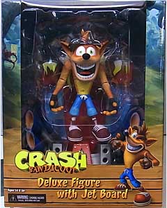 NECA CRASH BANDICOOT 5.5インチアクションフィギュア CRASH BANDICOOT WITH JET BOARD