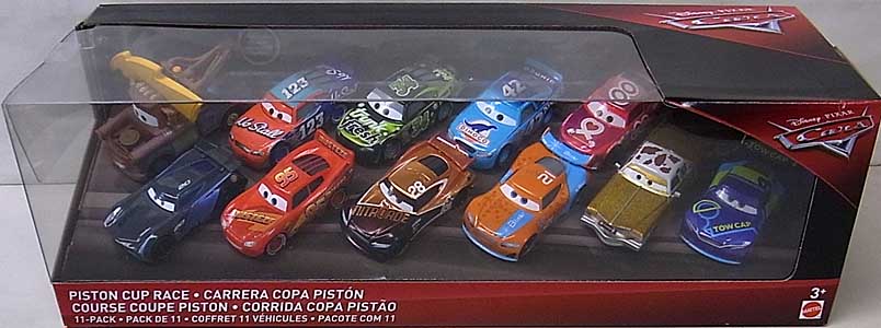 MATTEL CARS 2018 PISTON CUP RACE 11PACK [TODD MARCUS入り]