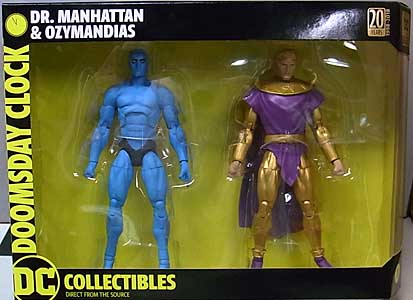 DC COLLECTIBLES DOOMSDAY CLOCK DR. MANHATTAN & OZYMANDIAS 2PACK