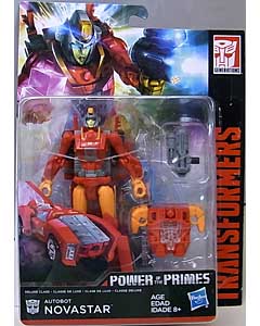 HASBRO TRANSFORMERS GENERATIONS POWER OF THE PRIMES DELUXE CLASS AUTOBOT NOVASTAR ブリスター傷み特価