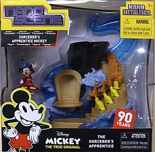 JADA TOYS NANO METALFIGS NANO SCENE MICKEY THE TRUE ORIGINAL THE SORCERER'S APPRENTICE MICKEY パッケージ傷み特価