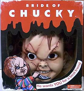 MEZCO CHILD'S PLAY BRIDE OF CHUCKY CHUCKY ADULT PLASTIC MASK パッケージ傷み特価