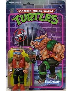 SUPER 7 REACTION FIGURES 3.75インチアクションフィギュア TEENAGE MUTANT NINJA TURTLES WAVE 1 BEBOP