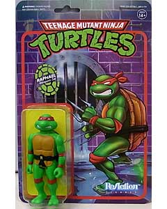 SUPER 7 REACTION FIGURES 3.75インチアクションフィギュア TEENAGE MUTANT NINJA TURTLES WAVE 1 RAPHAEL