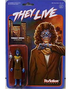 SUPER 7 REACTION FIGURES 3.75インチアクションフィギュア THEY LIVE FEMALE GHOUL