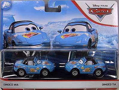 MATTEL CARS 2019 2PACK DINOCO MIA & DINOCO TIA