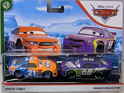 MATTEL CARS 2019 2PACK SPEEDY COMET &amp; PARKER BRAKESTON