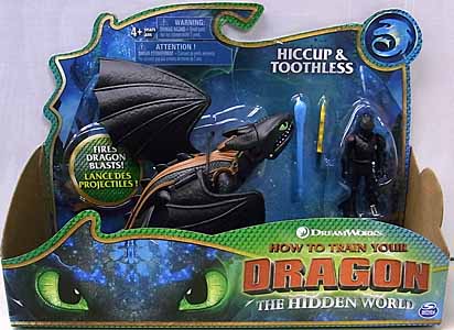 SPIN MASTER HOW TO TRAIN YOUR DRAGON: THE HIDDEN WORLD DRAGON WITH ARMORED VIKING FIGURE [HICCUP & TOOTHLESS]