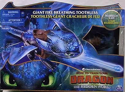 SPIN MASTER HOW TO TRAIN YOUR DRAGON: THE HIDDEN WORLD GIANT FIRE BREATHING TOOTHLESS