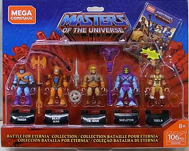 MEGA CONSTRUX MASTERS OF THE UNIVERSE BATTLE FOR ETERNIA COLLECTION 5PACK 台紙傷み特価