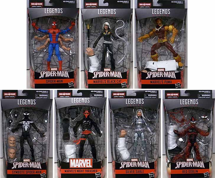 HASBRO MARVEL LEGENDS 2019 SPIDER-MAN SERIES 9.0 7種セット [KINGPIN SERIES]