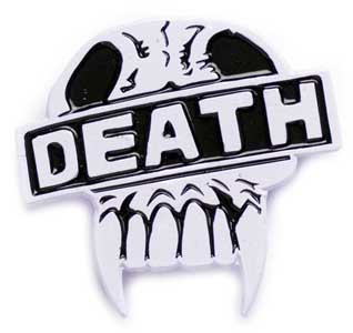 YESTERDAYS ENAMEL PIN 2000AD JUDGE DEATH