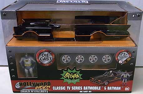 JADA TOYS METALS DIE CAST BUILD N' COLLECT 1/24スケール BATMAN CLASSIC TV SERIES CLASSIC TV SERIES BATMOBILE & BATMAN