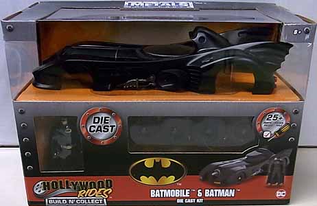 JADA TOYS METALS DIE CAST BUILD N' COLLECT 1/24スケール BATMAN 1989 BATMOBILE & BATMAN